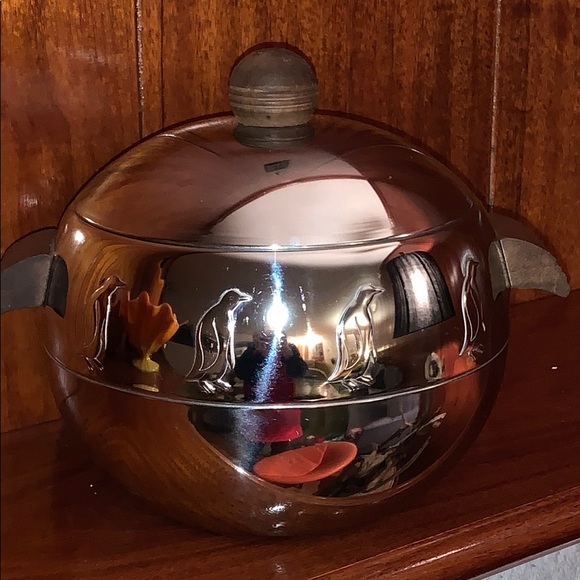 West Bend Aluminum Hot/Cold Server Midcentury - Picture 1 of 7